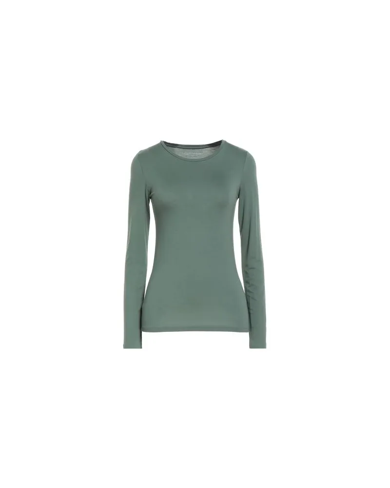 Majestic TOPS - T-shirtsauf YOOX.COM Salbeigrün