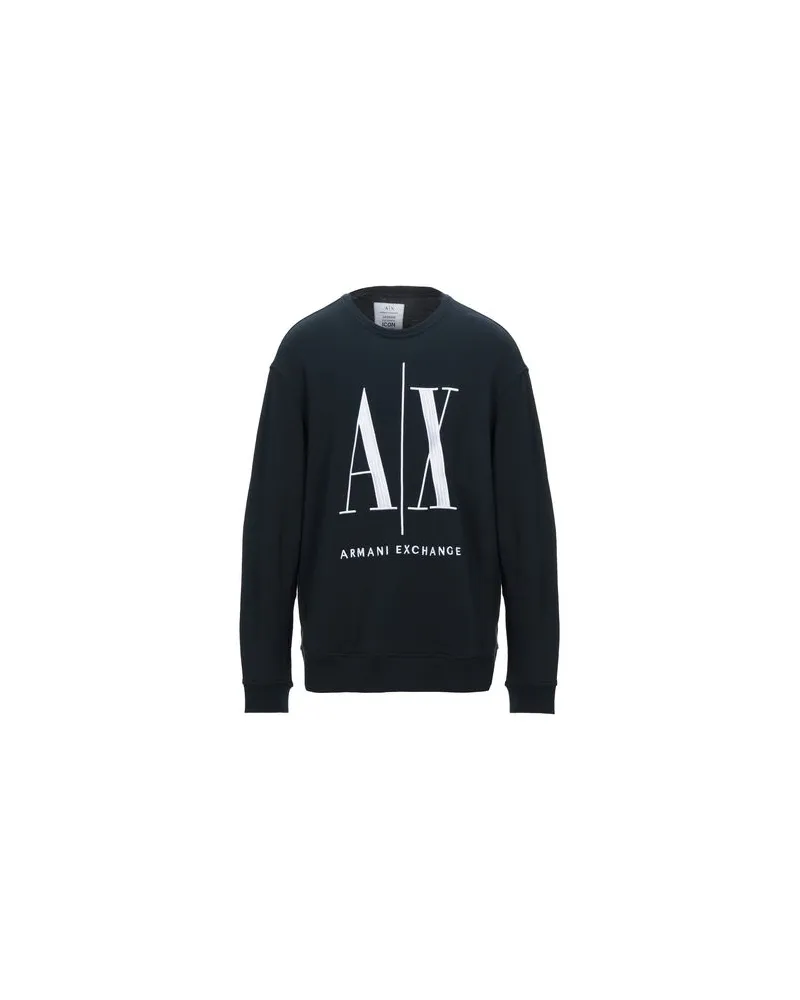 Armani Exchange TOPS - Sweatshirtsauf YOOX.COM Nachtblau