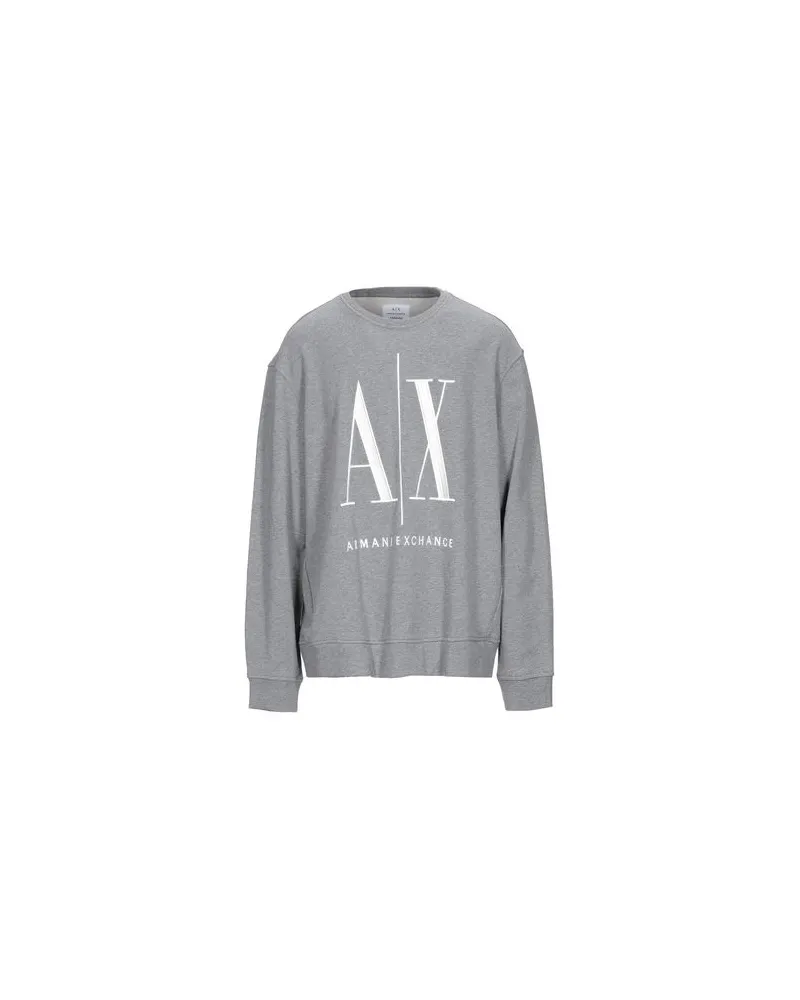Armani Exchange TOPS - Sweatshirtsauf YOOX.COM Grau