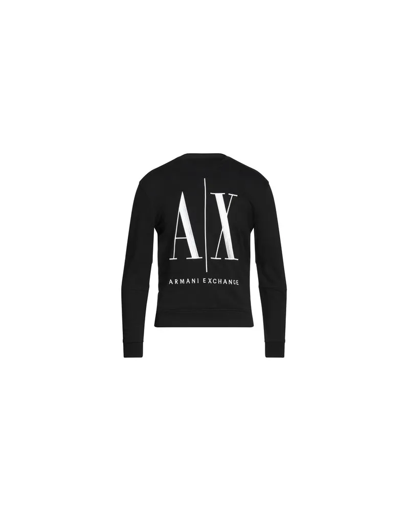 Armani Exchange TOPS - Sweatshirtsauf YOOX.COM Schwarz