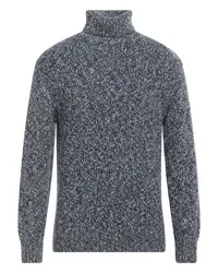 Cruciani Rollkragenpullover Nachtblau