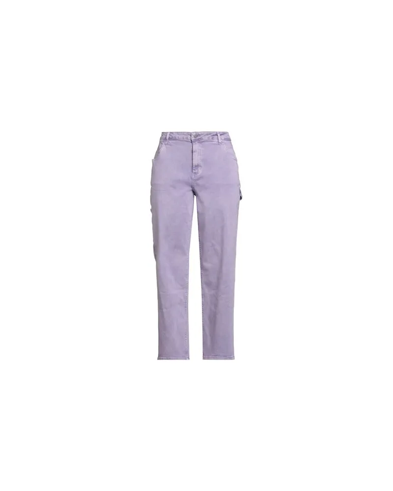 Guess HOSEN & RÖCKE - Jeanshosenauf YOOX.COM Lila