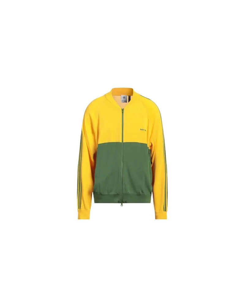 adidas STRICKWAREN - Strickjackenauf YOOX.COM Gelb