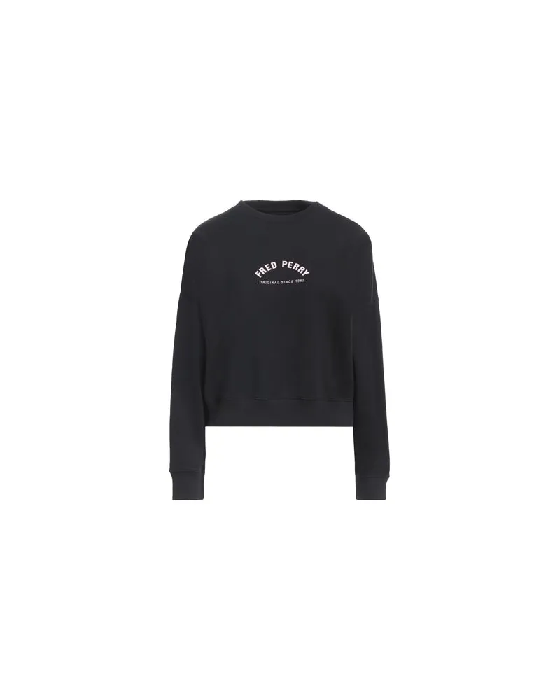 Fred Perry TOPS - Sweatshirtsauf YOOX.COM Schwarz