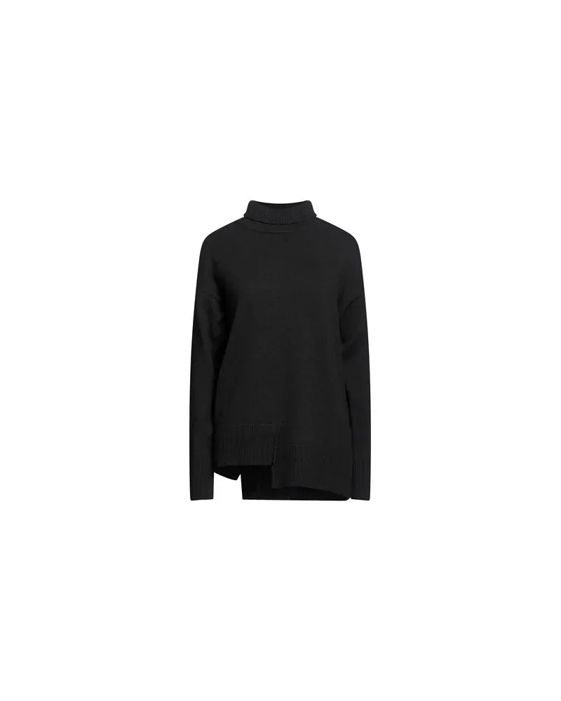 Alpha Studio STRICKWAREN - Rollkragenpulloverauf YOOX.COM Schwarz