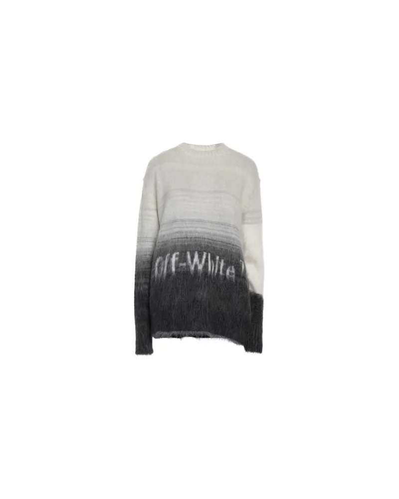 OFF-WHITE STRICKWAREN - Pulloverauf YOOX.COM Hellgrau