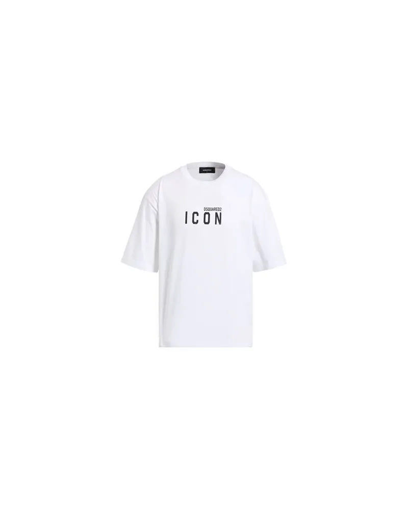 Dsquared2 ICON - TOPS - T-shirtsauf YOOX.COM Weiß