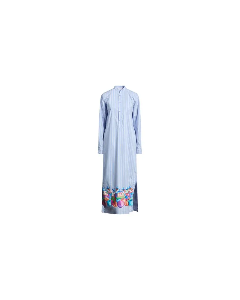 Stella Jean KLEIDER - Maxi-Kleiderauf YOOX.COM Hellblau
