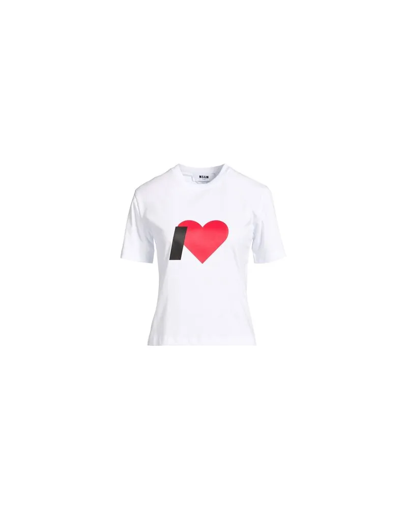 MSGM TOPS - T-shirtsauf YOOX.COM Weiß