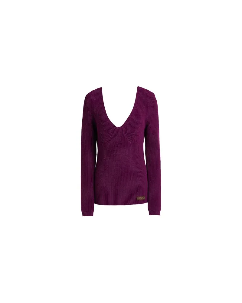 Dsquared2 STRICKWAREN - Pulloverauf YOOX.COM Pflaume