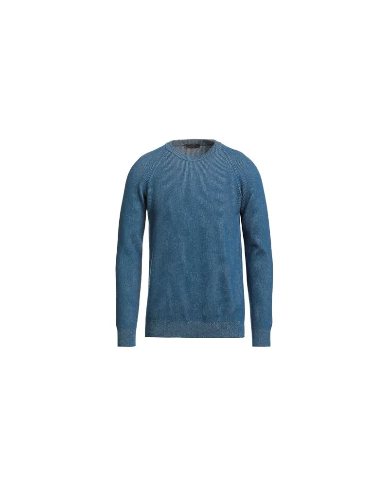 MOORER STRICKWAREN - Pulloverauf YOOX.COM Blau