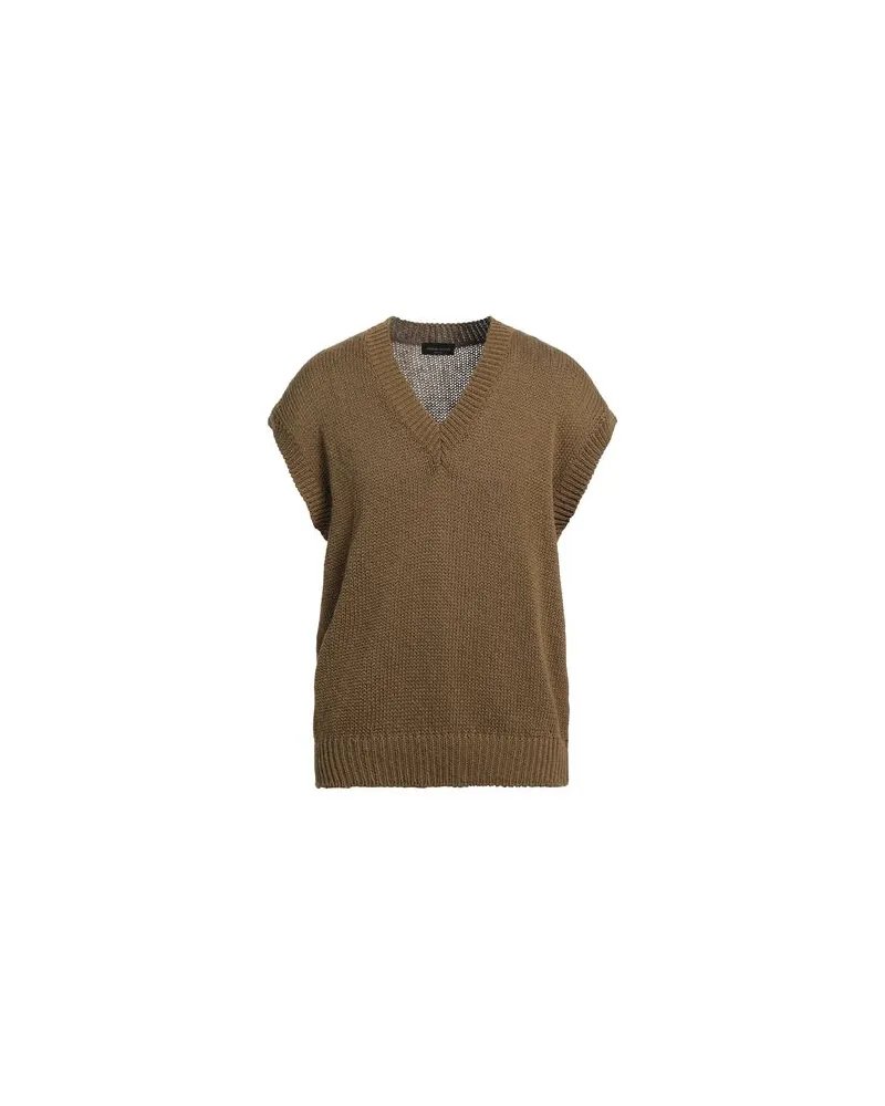 Roberto Collina STRICKWAREN - Pulloverauf YOOX.COM Militärgrün