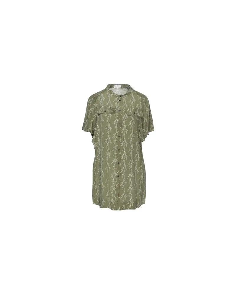 Annie P. KLEIDER - Mini-Kleiderauf YOOX.COM Militärgrün