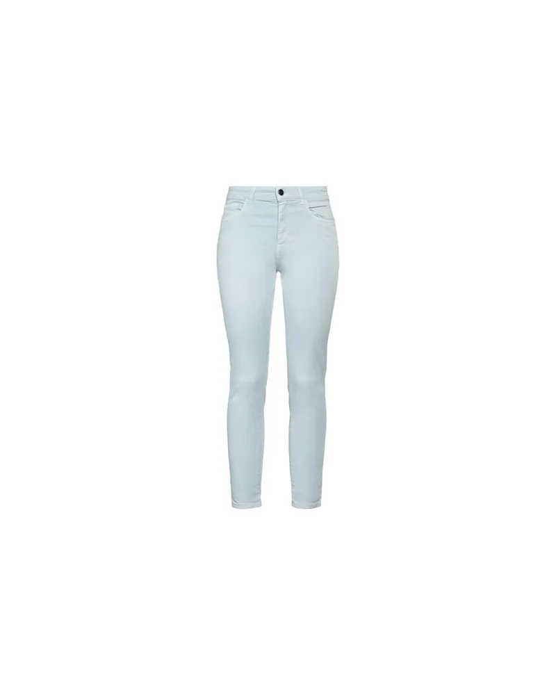 Semicouture HOSEN & RÖCKE - Jeanshosenauf YOOX.COM Himmelblau
