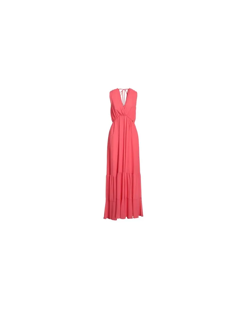 Gai Mattiolo KLEIDER - Maxi-Kleiderauf YOOX.COM Koralle