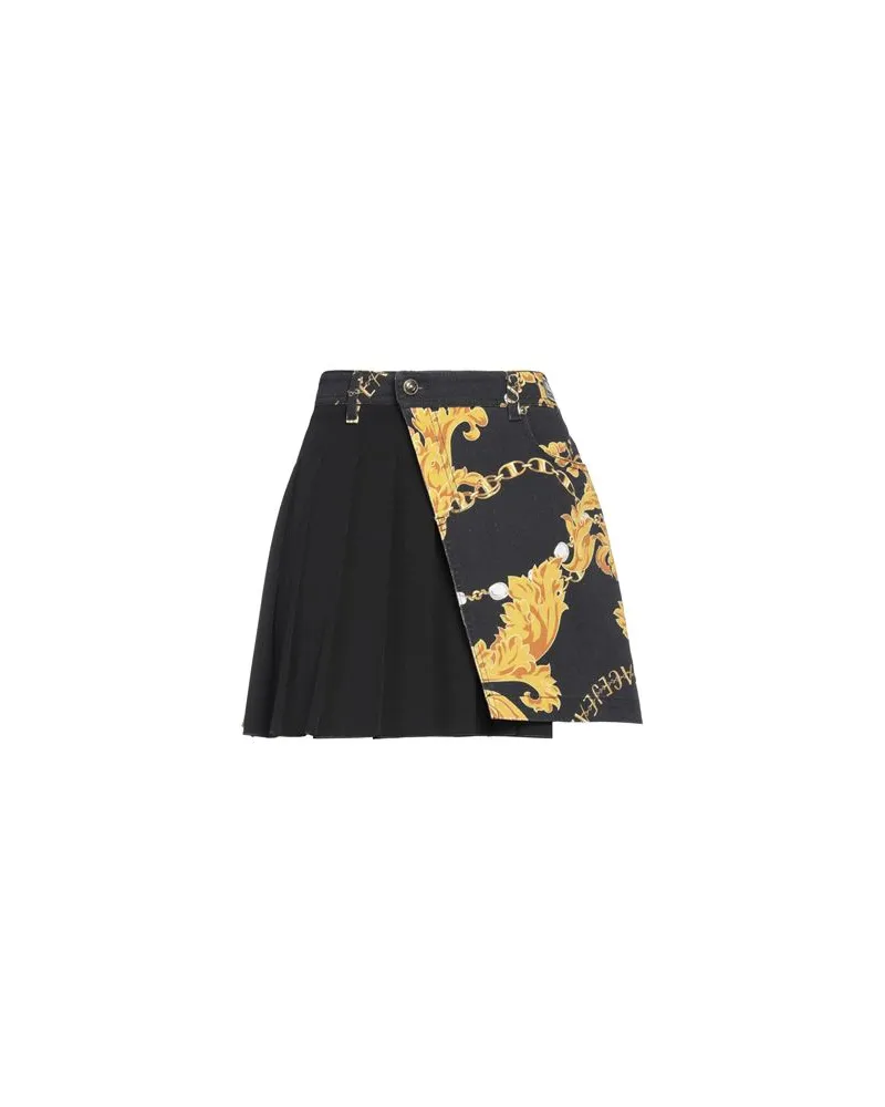 Versace Jeans HOSEN & RÖCKE - Jeansröckeauf YOOX.COM Schwarz