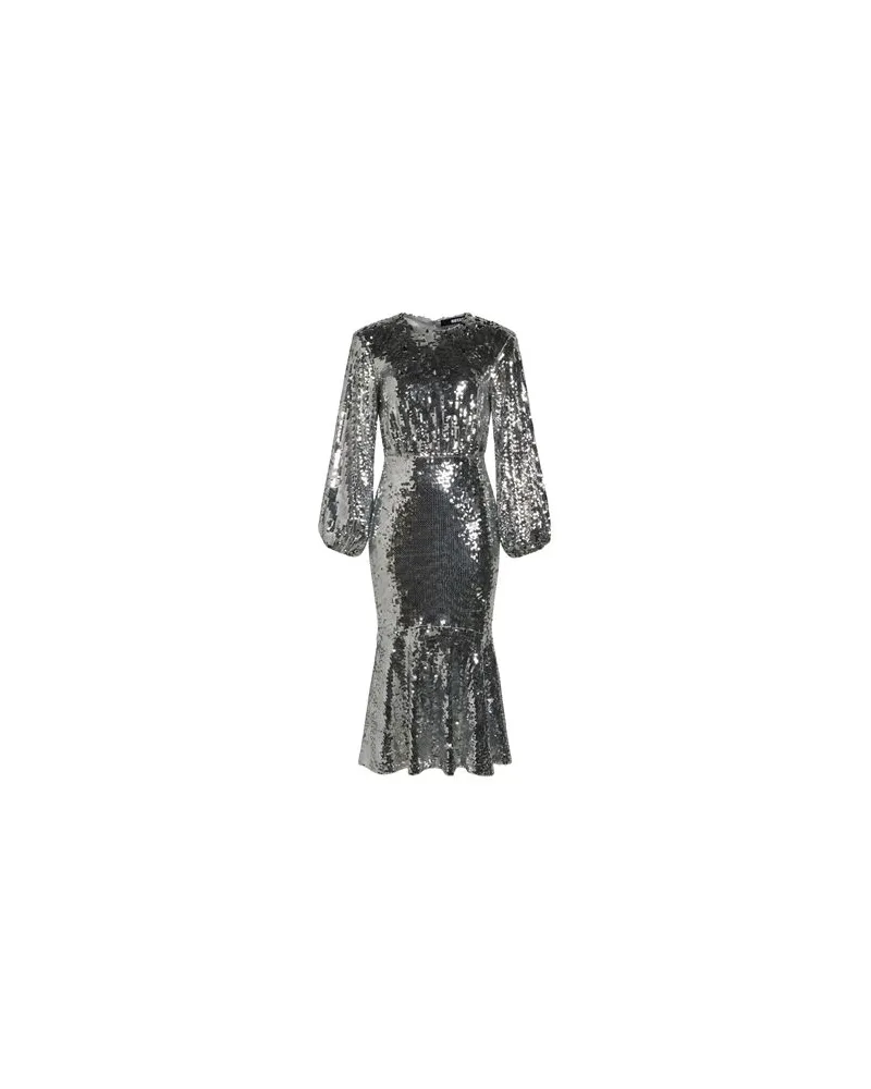 ROTATE Birger Christensen KLEIDER - Midi-Kleiderauf YOOX.COM Silber