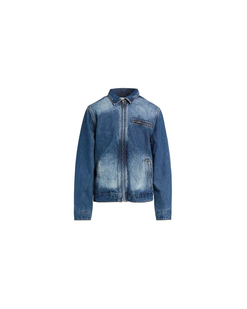 Guess JACKEN & MÄNTEL - Jeansjacken/Mäntelauf YOOX.COM Blau