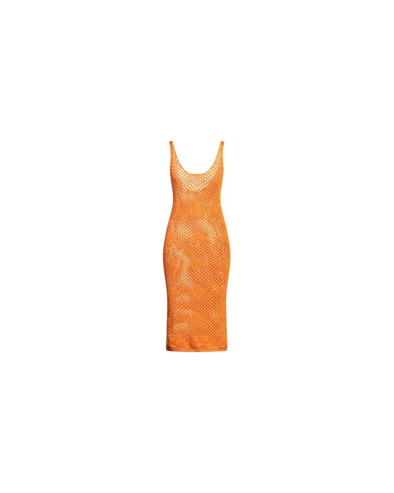BIMBA Y LOLA KLEIDER - Midi-Kleiderauf YOOX.COM Orange