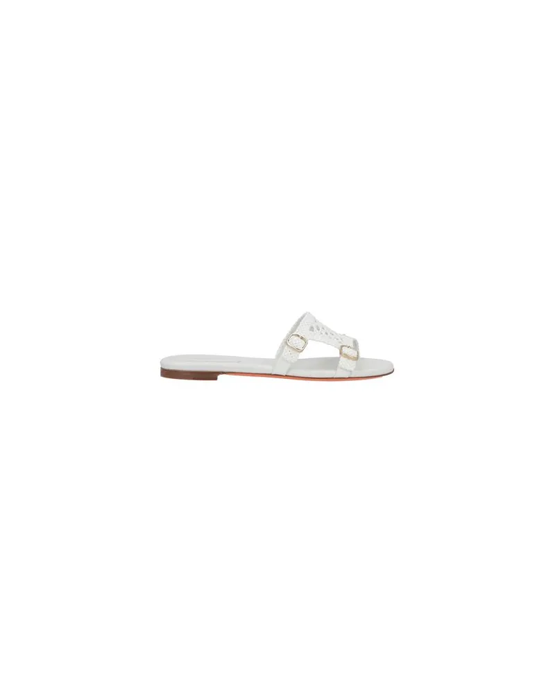 Santoni SCHUHE - Sandalenauf YOOX.COM Weiß