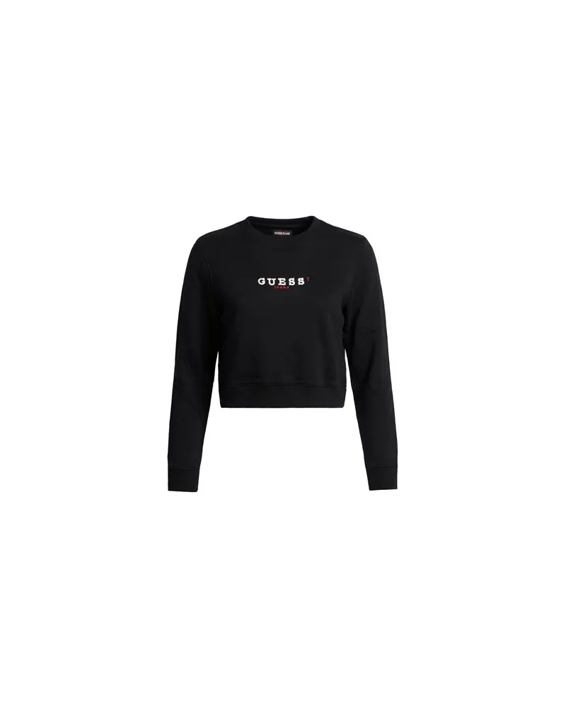 Guess TOPS - Sweatshirtsauf YOOX.COM Schwarz
