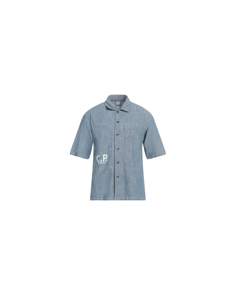C.P. Company TOPS - Jeanshemdenauf YOOX.COM Blau