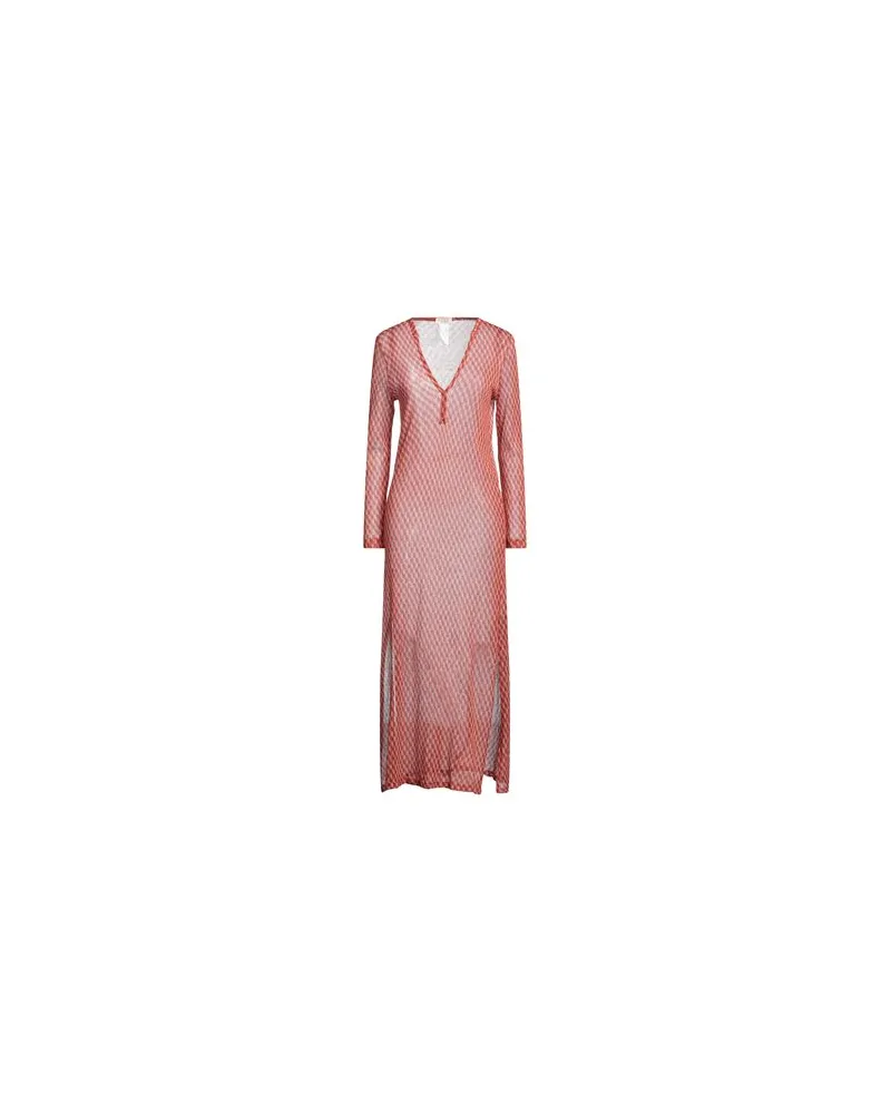 SIYU KLEIDER - Maxi-Kleiderauf YOOX.COM Orange