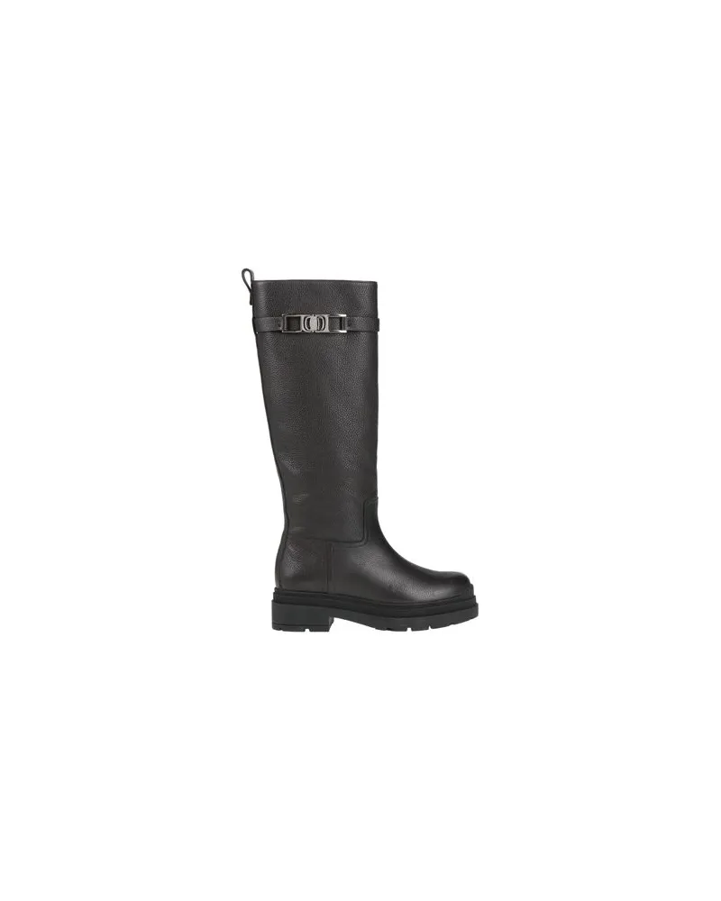 Ferragamo SCHUHE - Stiefelauf YOOX.COM Schwarz