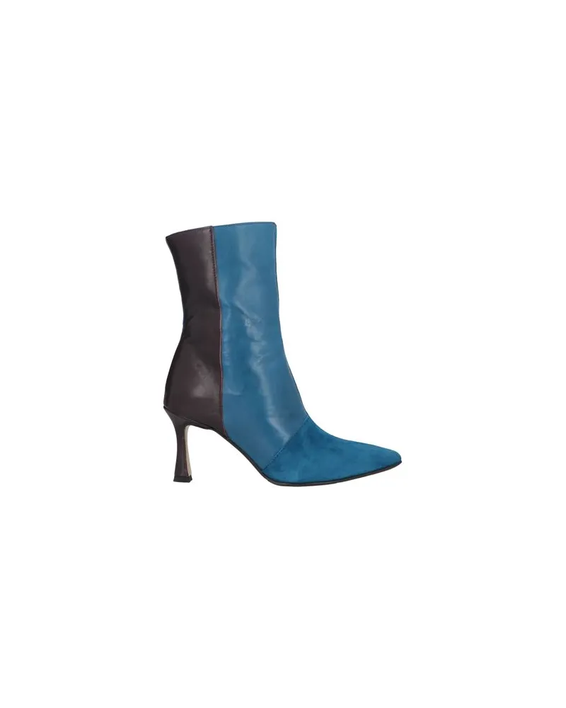 L'ARIANNA SCHUHE - Stiefelettenauf YOOX.COM Blau