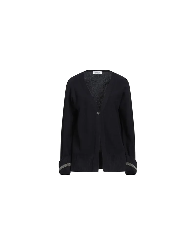 Fabiana Filippi STRICKWAREN - Strickjackenauf YOOX.COM Marineblau