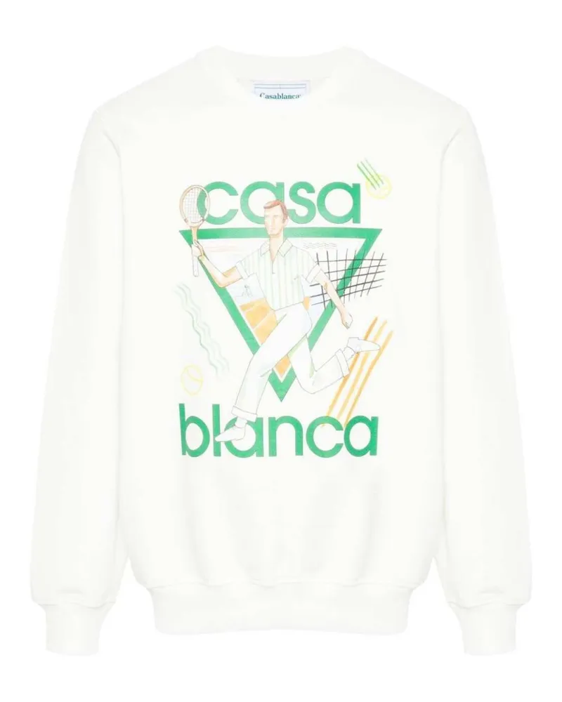 Casablanca Paris Sweatshirt Weiß