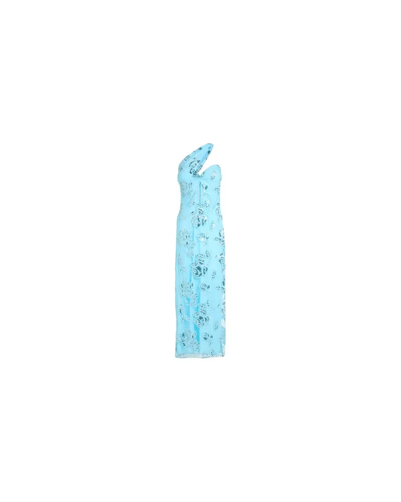 ROTATE Birger Christensen KLEIDER - Maxi-Kleiderauf YOOX.COM Azurblau