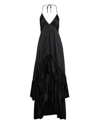 L'Autre Chose Maxi-Kleid Schwarz