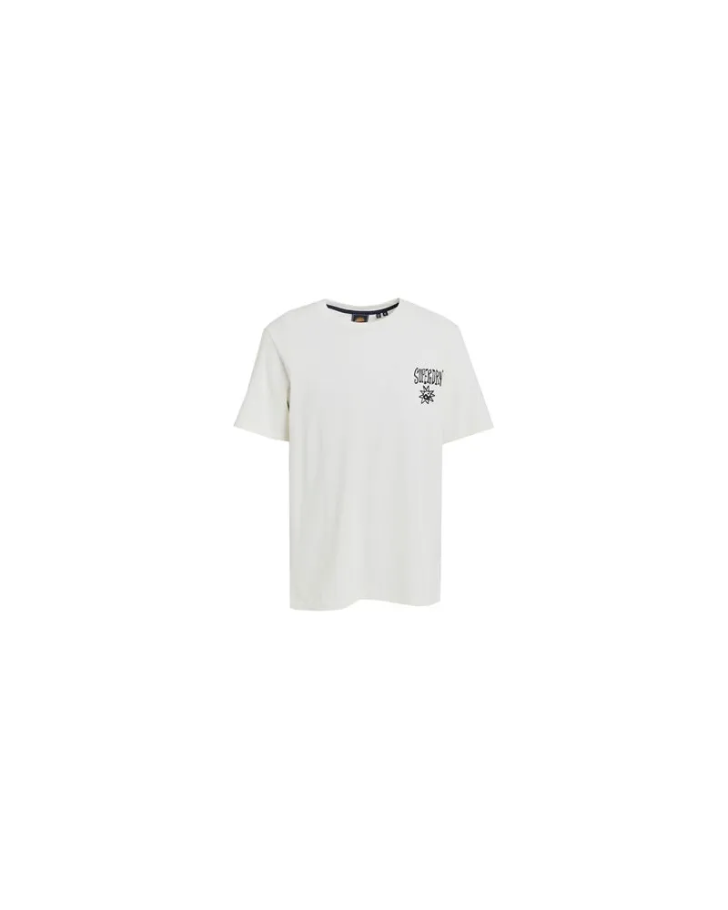 Superdry. TOPS - T-shirtsauf YOOX.COM Weiß