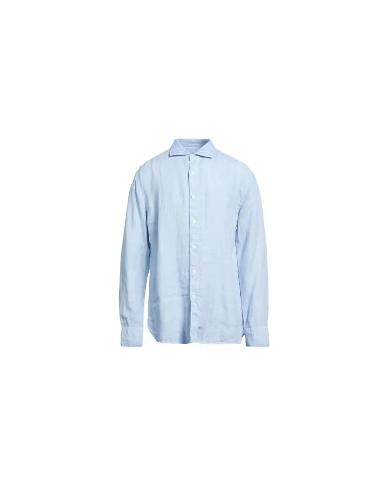120% Lino TOPS - Hemdenauf YOOX.COM Azurblau