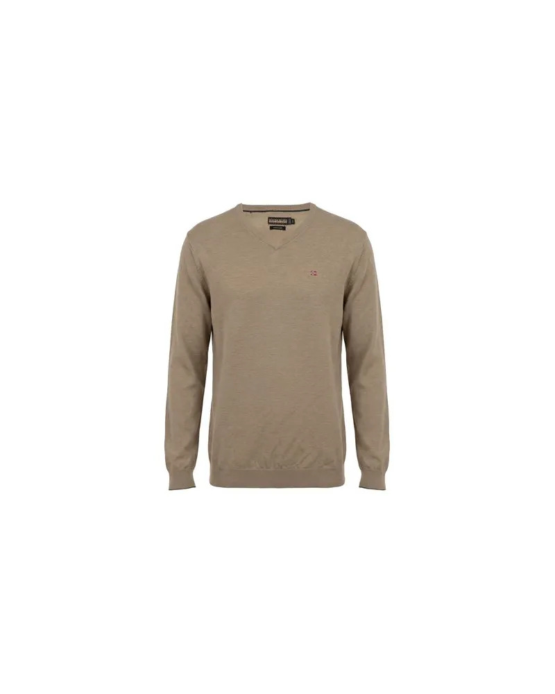 Napapijri DAMAVAND C 4 - STRICKWAREN - Pulloverauf YOOX.COM Khaki