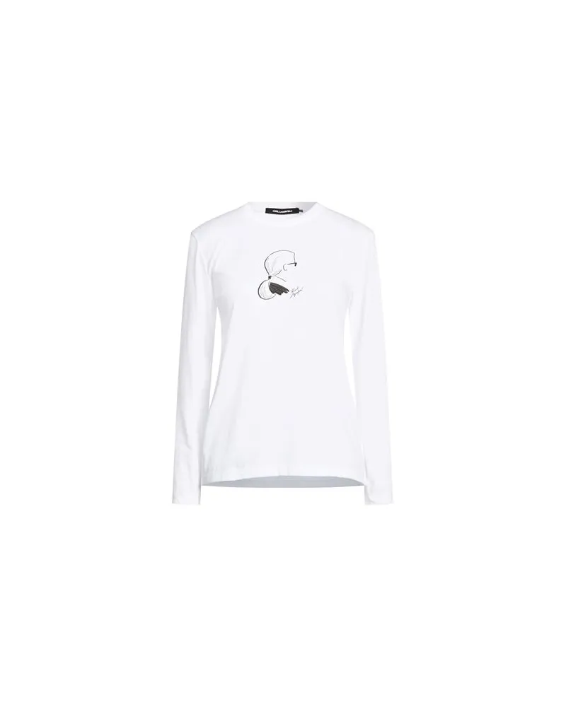 Karl Lagerfeld TOPS - T-shirtsauf YOOX.COM Weiß