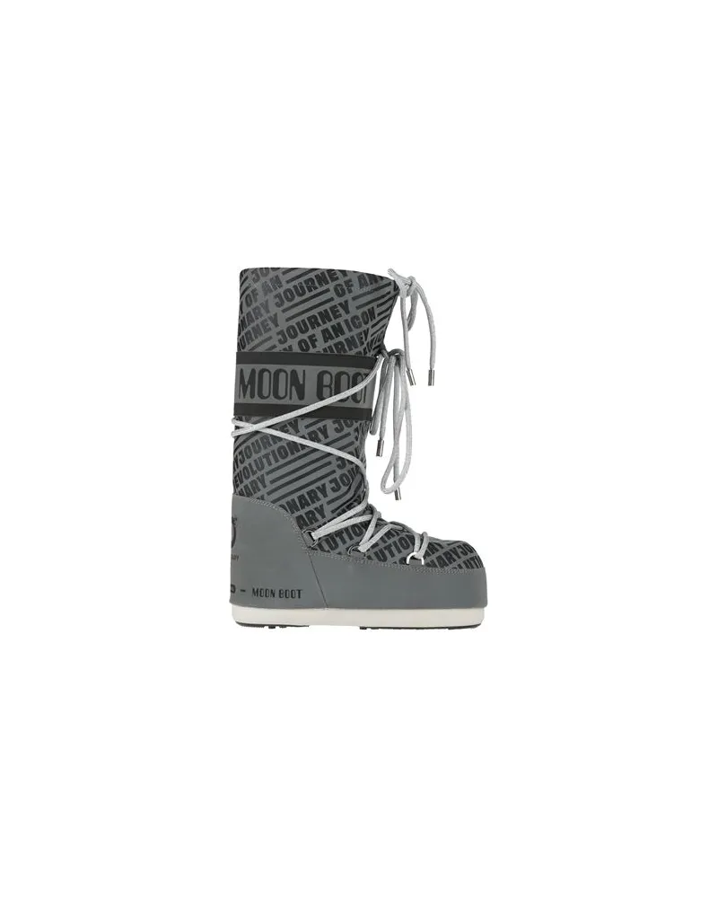 Moon Boot SCHUHE - Stiefelauf YOOX.COM Silber