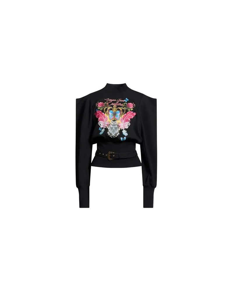 Versace Jeans TOPS - Sweatshirtsauf YOOX.COM Schwarz