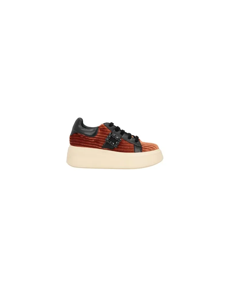 Luciano Barachini SCHUHE - Sneakersauf YOOX.COM Rostrot