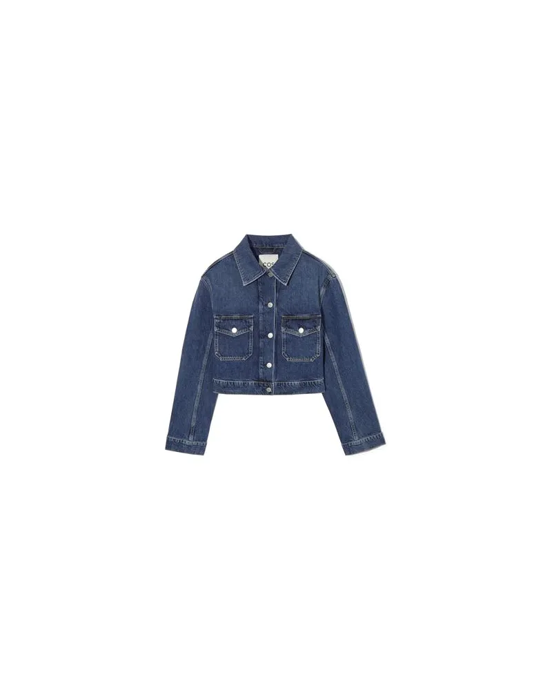 COS JACKEN & MÄNTEL - Jeansjacken/Mäntelauf YOOX.COM Blau