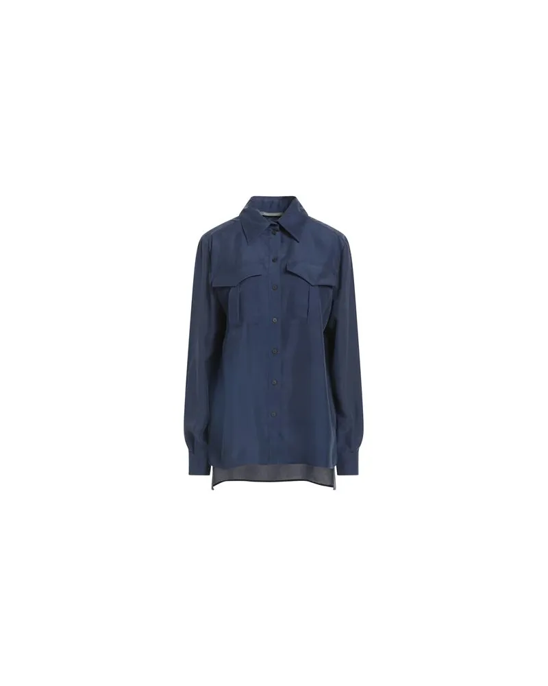Alberta Ferretti TOPS - Hemdenauf YOOX.COM Blau
