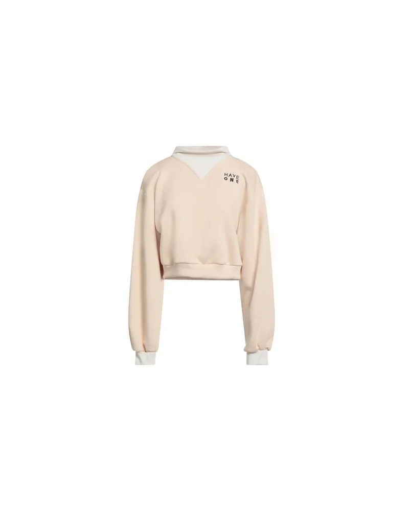 HAVEONE TOPS - Sweatshirtsauf YOOX.COM Cremeweiß