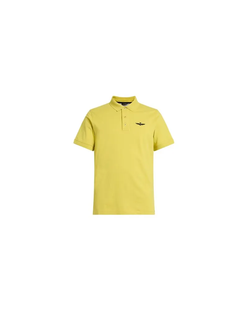Aeronautica Militare TOPS - Poloshirtsauf YOOX.COM Pastellgelb