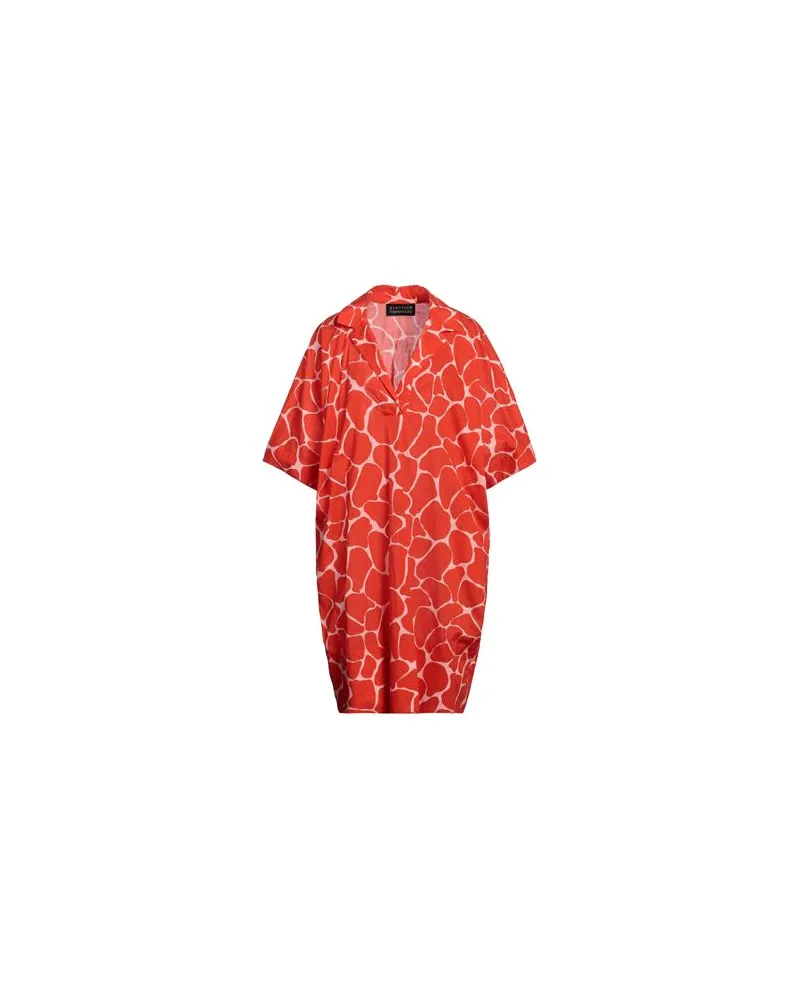 Gianluca Capannolo KLEIDER - Mini-Kleiderauf YOOX.COM Tomatenrot