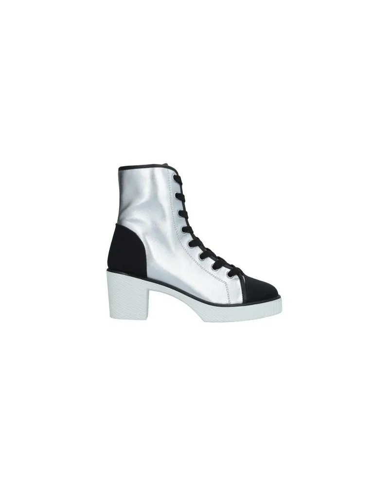 Giuseppe Zanotti SCHUHE - Stiefelettenauf YOOX.COM Silber