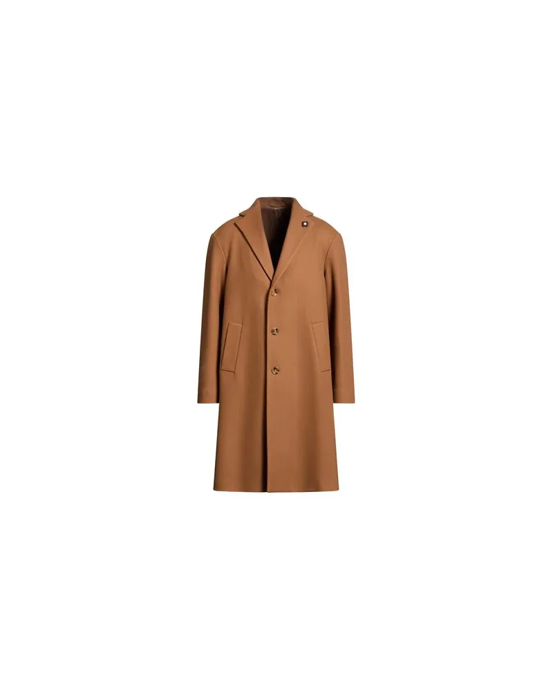 LARDINI JACKEN & MÄNTEL - Mäntelauf YOOX.COM Kamel
