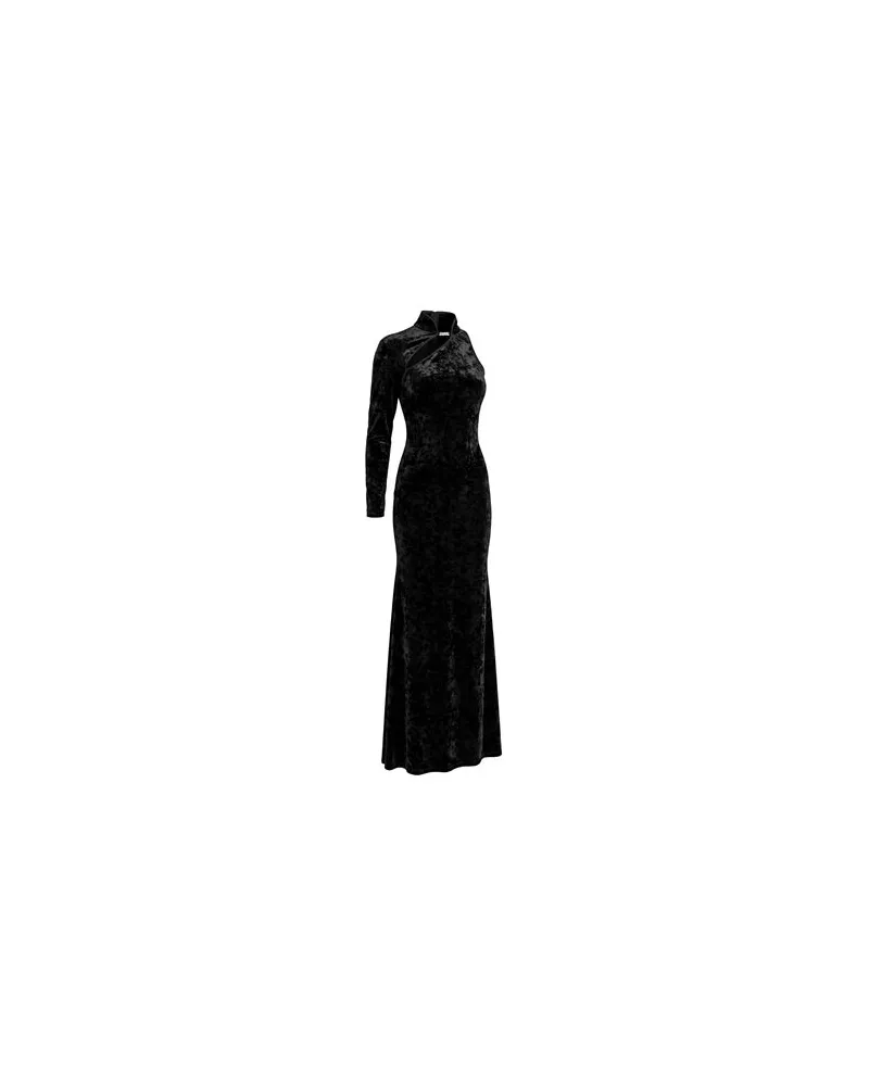 Versace Jeans KLEIDER - Maxi-Kleiderauf YOOX.COM Schwarz