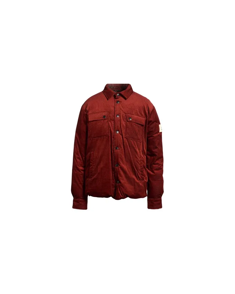 AFTER/LABEL JACKEN & MÄNTEL - Pufferjacken & Daunenjackenauf YOOX.COM Ziegelrot