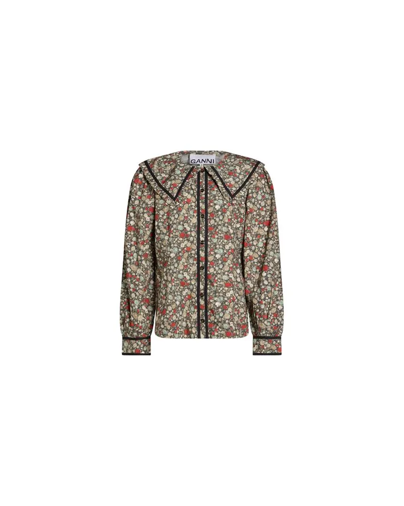 Ganni TOPS - Hemdenauf YOOX.COM Dunkelgrün